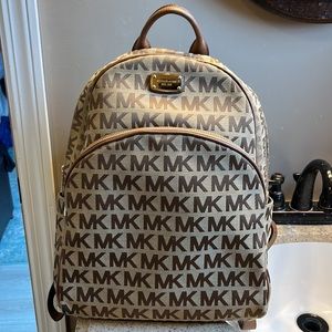 Michael Kors full size logo backpack